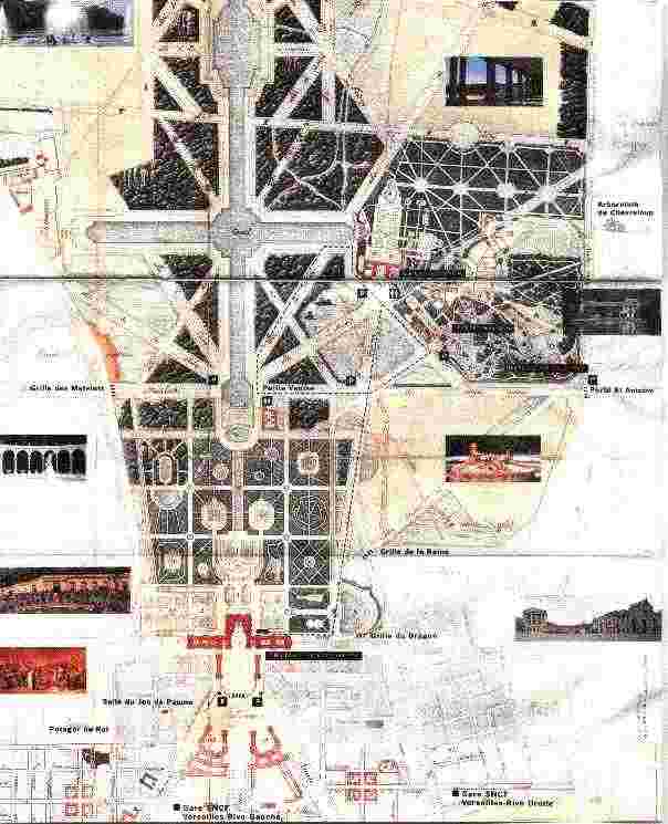 The Versailles garden design